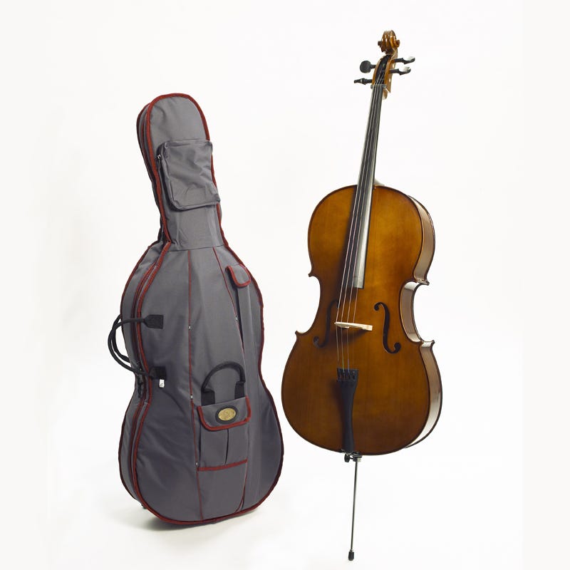 Stentor Student II Cello 3/4 size Outfit - Antique Chestnut