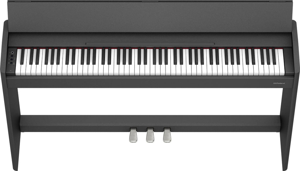 Roland F107BK Compact Digital Piano w/Matching Bench - Black