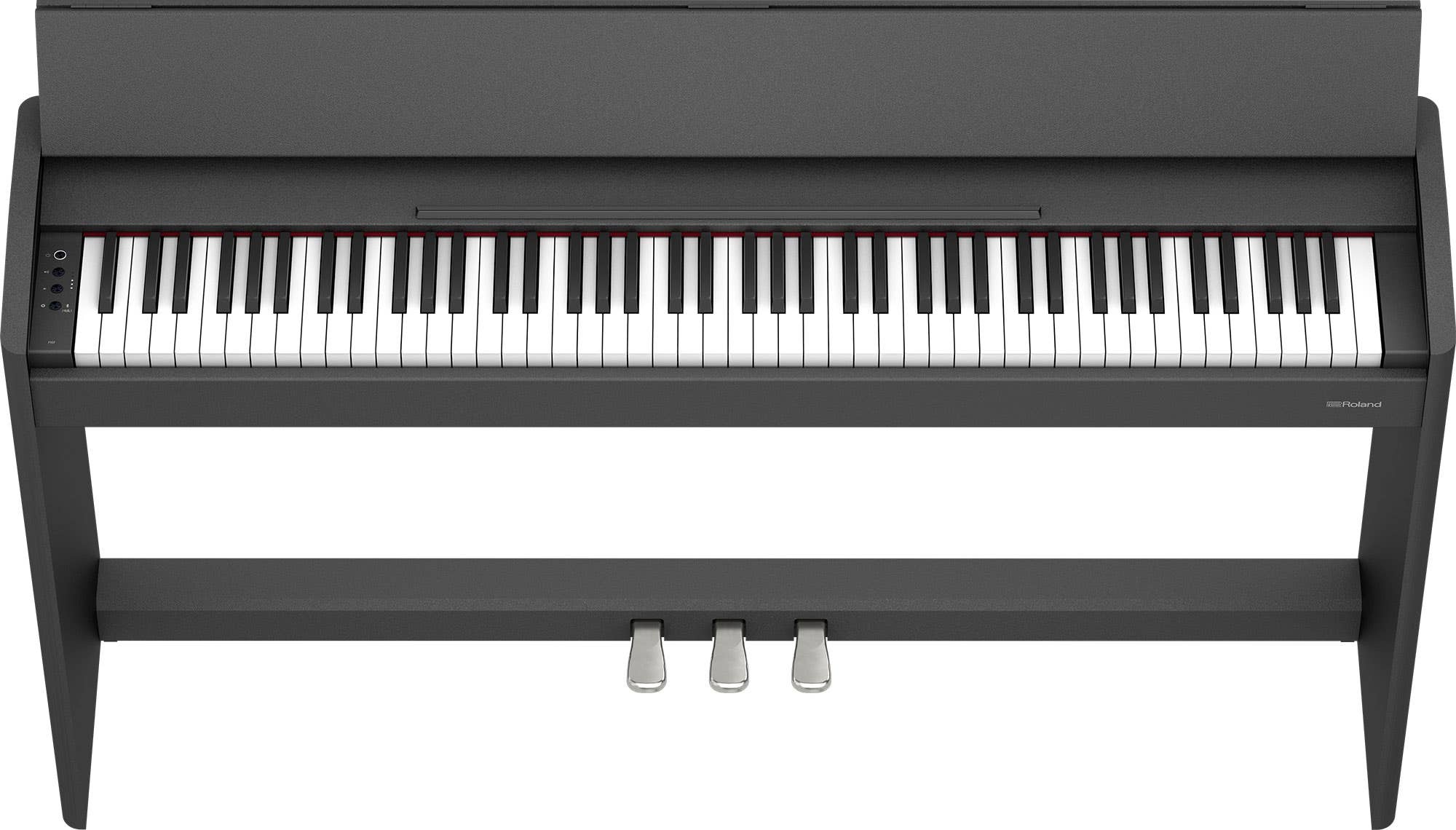Roland F107BK Compact Digital Piano w/Matching Bench - Black