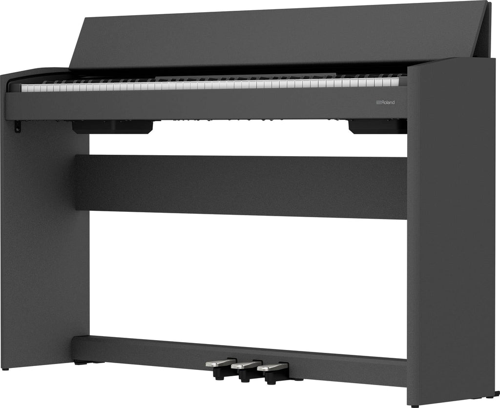Roland F107BK Compact Digital Piano w/Matching Bench - Black