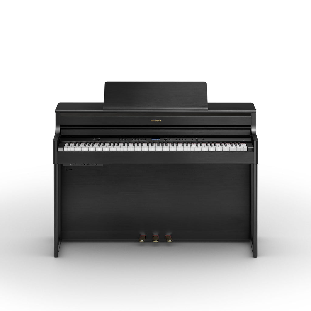 Roland HP704 SuperNatural Digital Piano w/matching bench - Charcoal