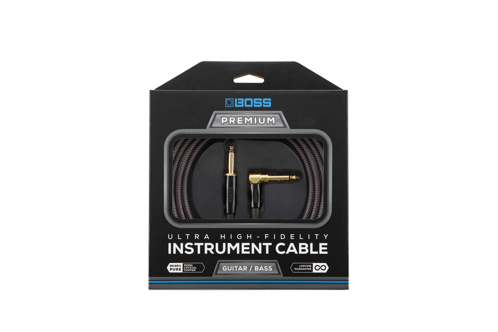 Boss BIC-P18A Premium Instrument Cable - 18ft (Straight - Angled)