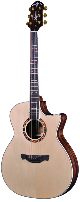 Crafter STG Series G-22ce Acoustic Electric Guitar w/Case