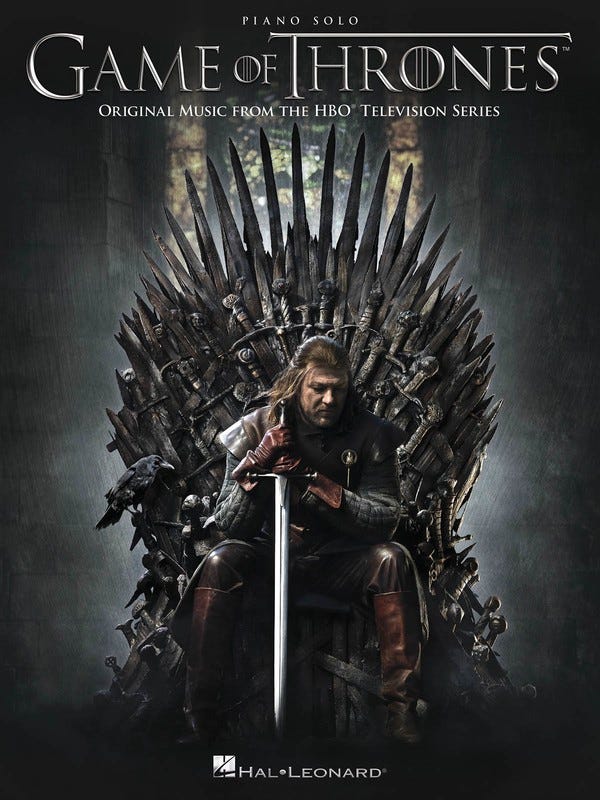 Game Of Thrones Piano Solo Songbook