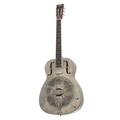 Bourbon Street Single Cone Resonator Guitar w/Pickup + Case - Vintage Finish