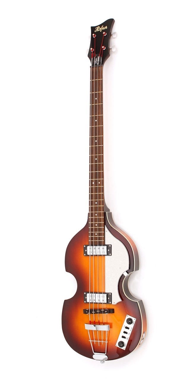 Hofner Ignition 4-String Short-scale Violin Bass w/Case - Sunburst - One Only