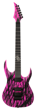 Solar A2.6FRPN Canibalismo Electric Guitar - Pink Neon Matte Canibalismo