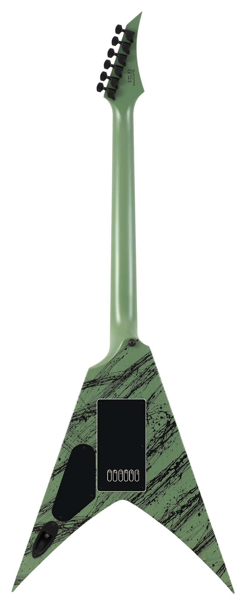 Solar V1.6AOP CANIBALISMO Electric Guitar - Army Green Open Pore (LIMITED)