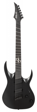 Solar A1.6BOP-FF Fan Fret Electric Guitar - Black Open Pore Matte