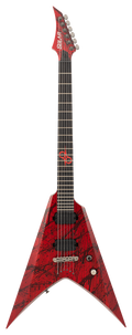 Solar V2.6 Canibalismo+ Electric Guitar - Blood Red Open Pore