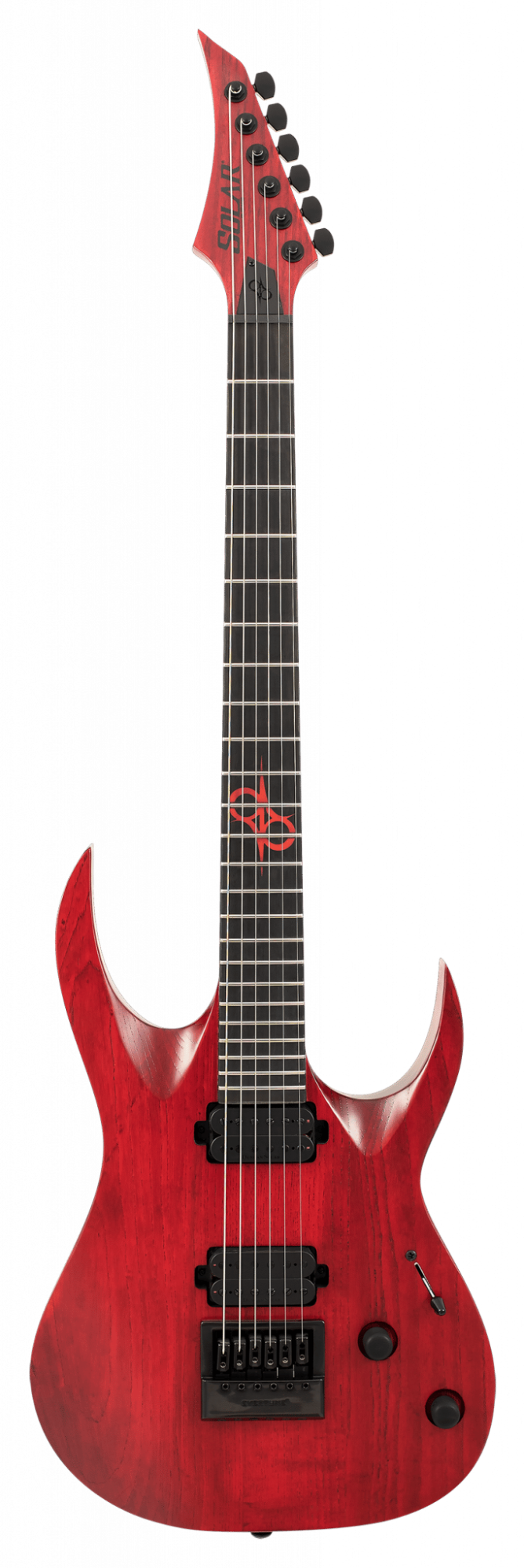 Solar A1.6ROP+ Electric Guitar - Blood Red Open Pore Matte (LIMITED)
