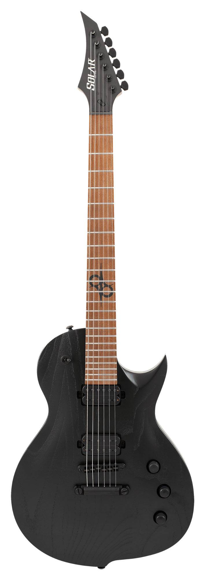Solar GC2.6BOP+ Electric guitar - Black Open Pore Matte (LIMITED)