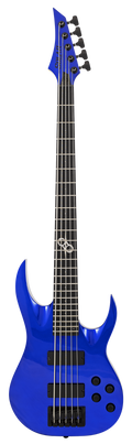 Solar AB2.5MBL 5-String Bass Guitar - Metallic Blue Gloss (LIMITED)