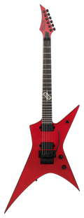 Solar XF1.6FRFBR+ Electric Guitar - Flame Blood Red Matte