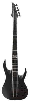 Solar AB1.5BOP 5-String Bass Guitar - Black Open Pore Matte