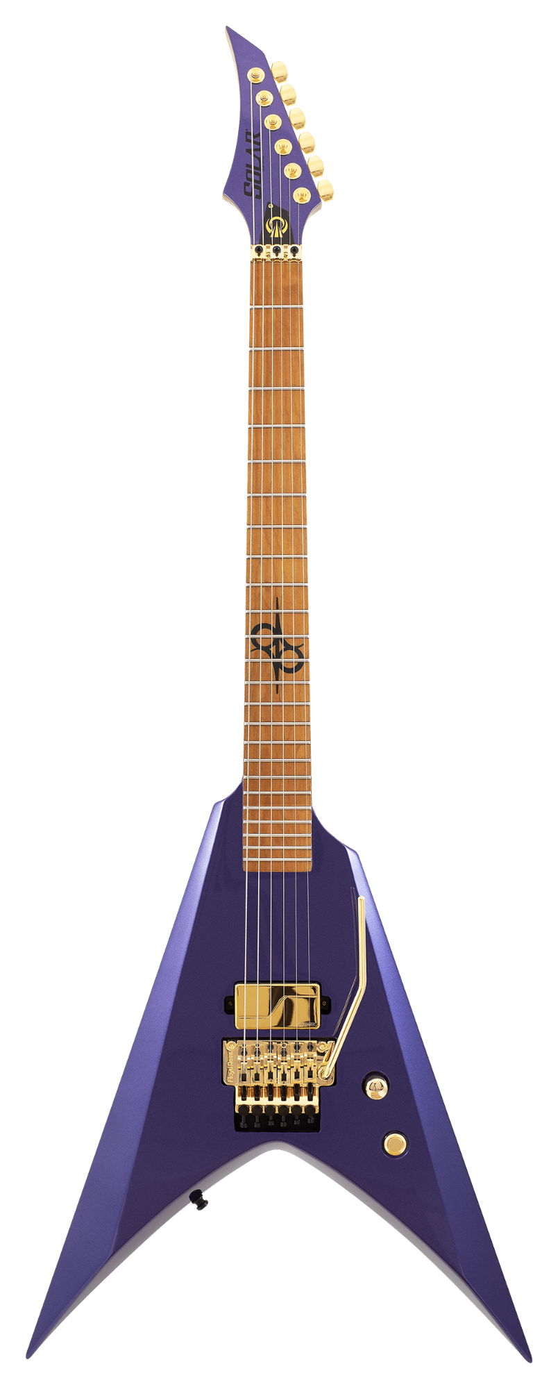 Solar V1.6MP Wolfmaster Electric Guitar - Metallic Purple Gloss (LIMITED)