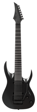 Solar A1.7FR Svart+ 7-String Electric Guitar - Svart Carbon Black Matte