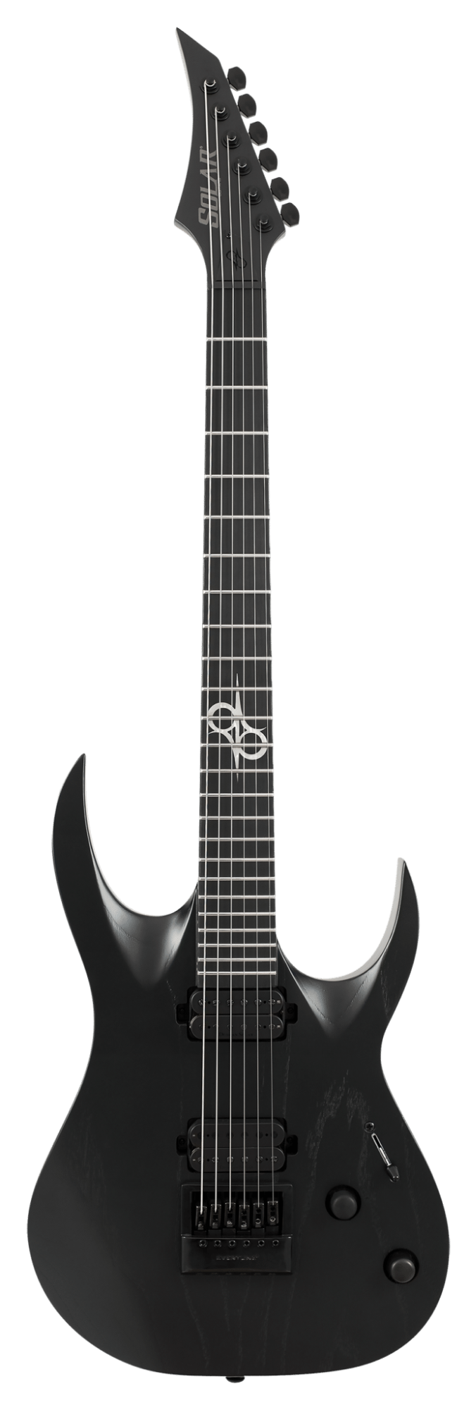 Solar A1.6BOP+ Electric Guitar - Black Open Pore Matte