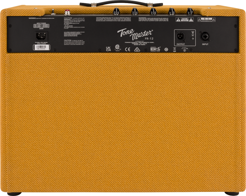 Fender Tone Master FR-12 Tweed FRFR Powered 12" Speaker Cab