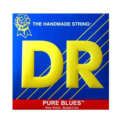 DR Strings 'Pure Blues' Pure Nickel Guitar Strings - 12-52