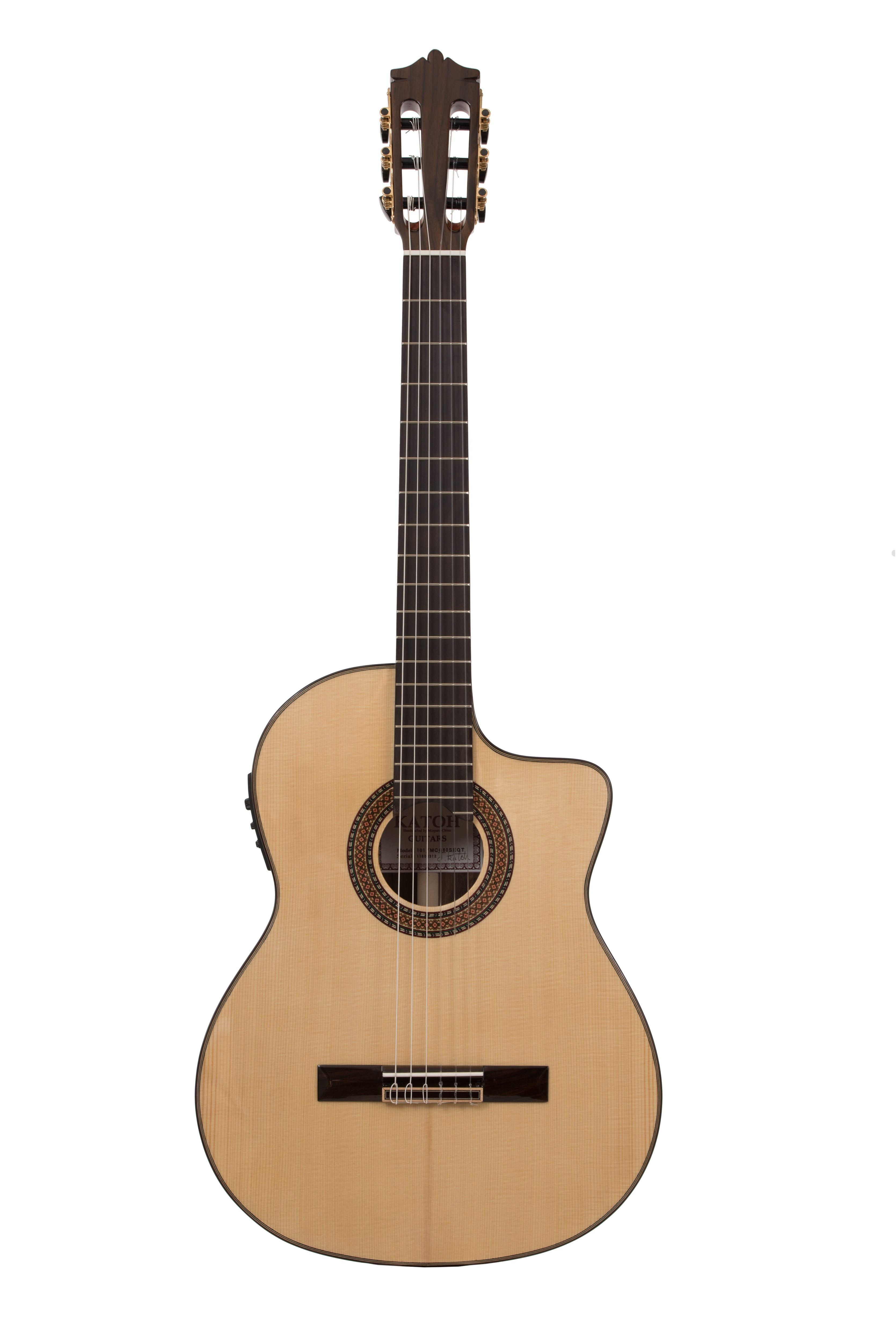 Katoh MCG80SEQT Thinline Classical Guitar w/Pickup