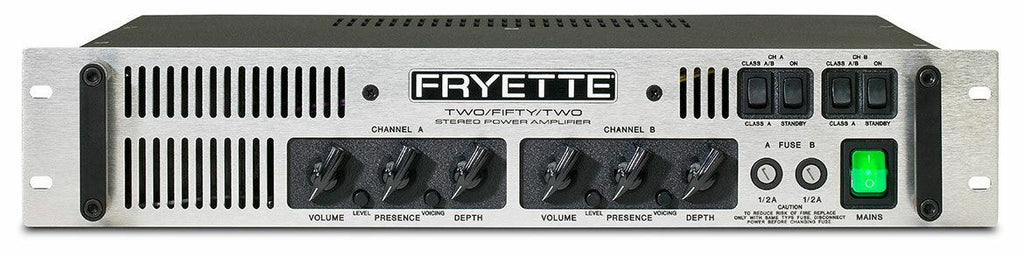 Fryette Amplification Two/Fifty/Two Master-Built 50w Stereo Power Amplifier Fryette Amplification Two/Fifty/Two Master-Built 50w Stereo Power Amplifier G2502S-230VAU