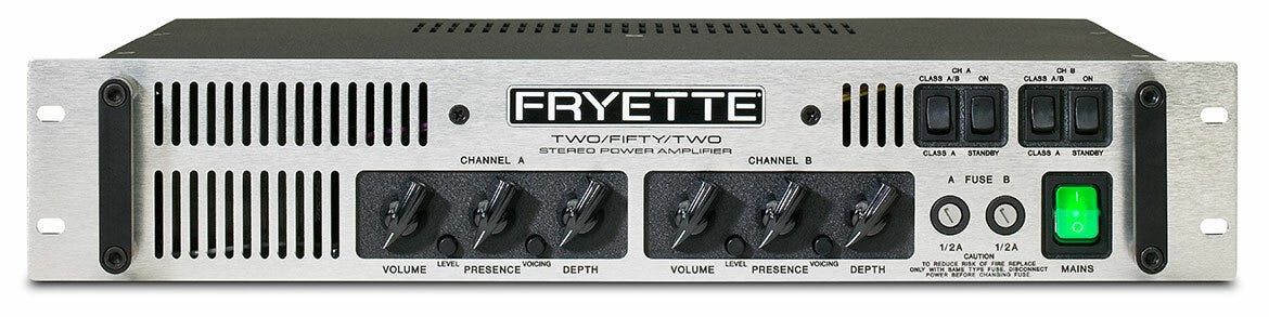 Fryette Amplification Two/Fifty/Two Master-Built 50w Stereo Power Amplifier Fryette Amplification Two/Fifty/Two Master-Built 50w Stereo Power Amplifier G2502S-230VAU