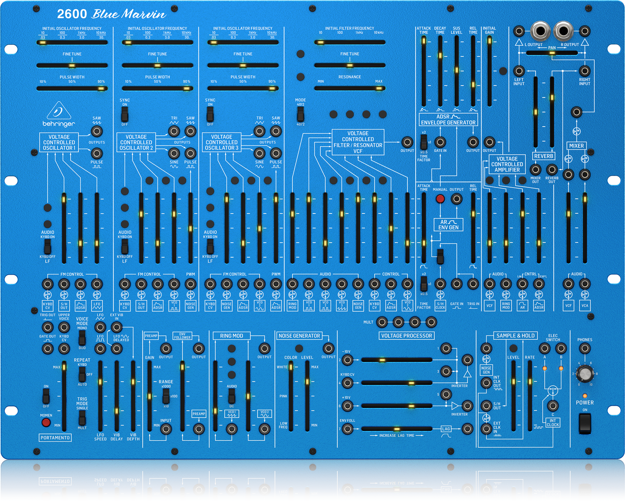 Behringer 2600 Blue Marvin Special Edition Semi-Modular Analog Synthesizer