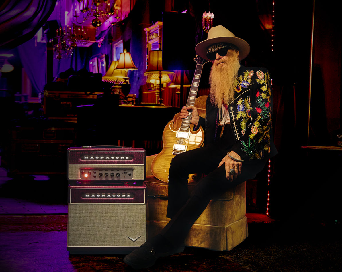 Magnatone Baby M-80 1x10 Ext Cabinet - Chrome Grape (Billy Gibbons Collection)
