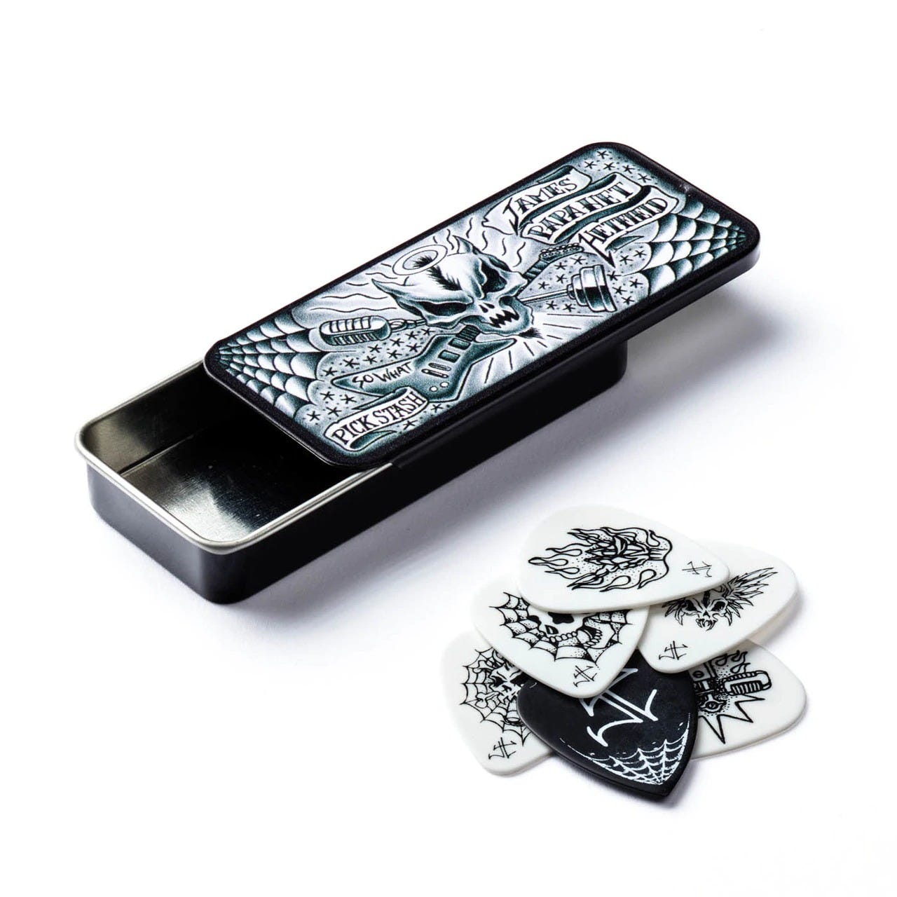Jim Dunlop Hetfield Signature Pick Tin - 6-Picks