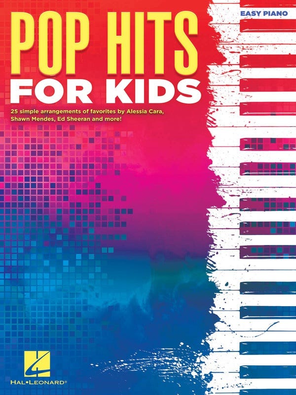 Pop Hits For Kids Easy Piano