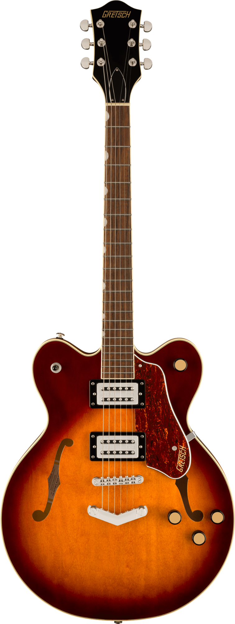 Gretsch G2622 Streamliner Center Block Double-Cut w/V-Stoptail - Laurel Fingerboard - Broad’Tron BT-3S Pickups - Forge Glow