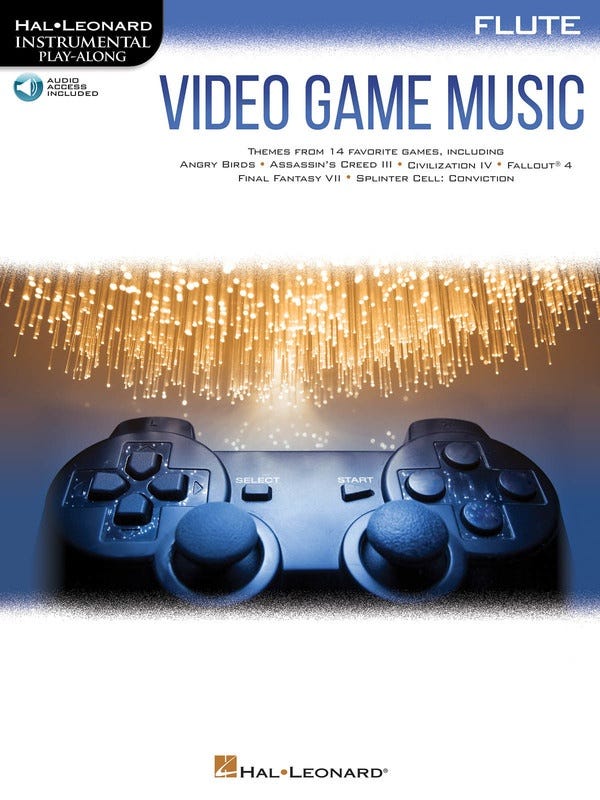 Video Game Music For Flute Bk/Ola