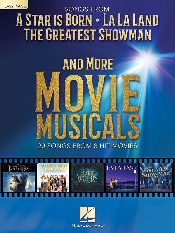 Songs From A Star Is Born La La Land Greatest Showman E/Pno
