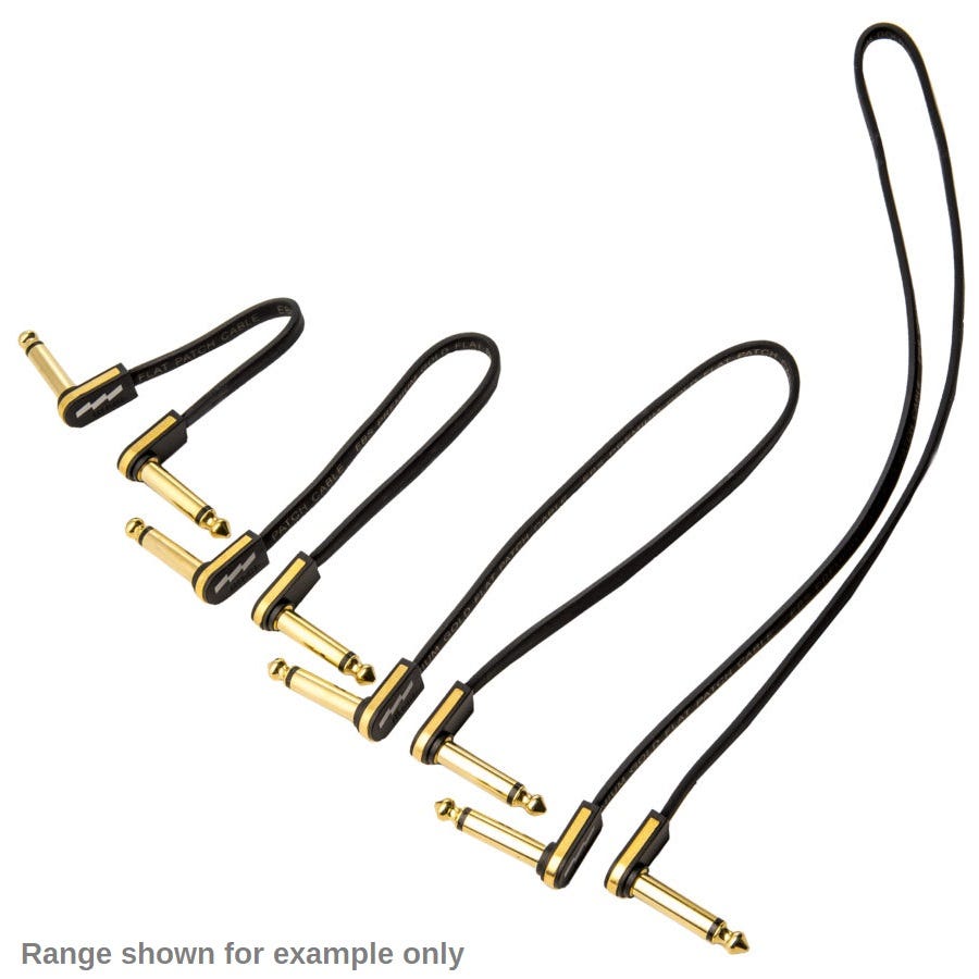 EBS Premium Gold Flat Patch Cable - Single - 10cm