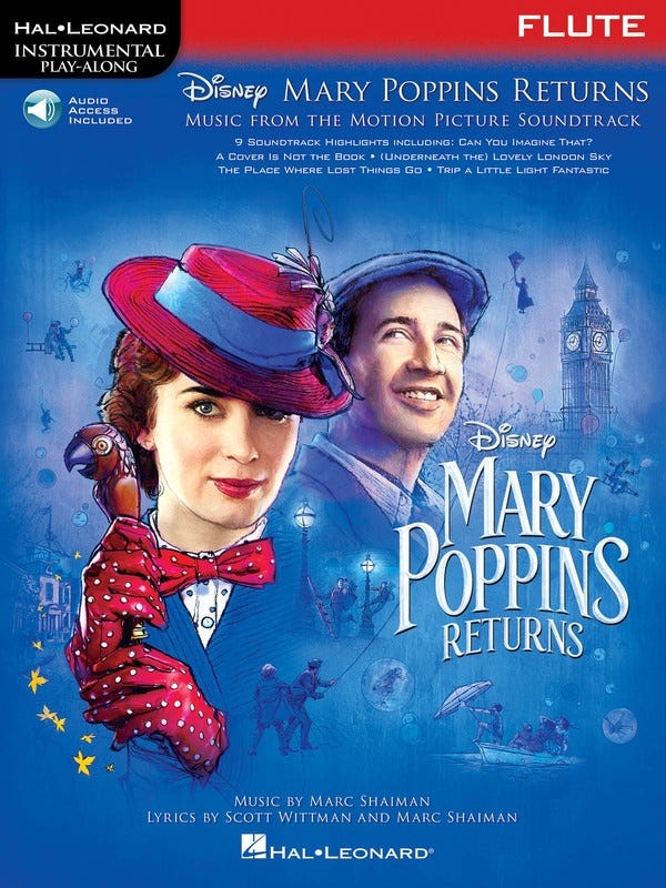Mary Poppins Returns For Flute Bk/Ola