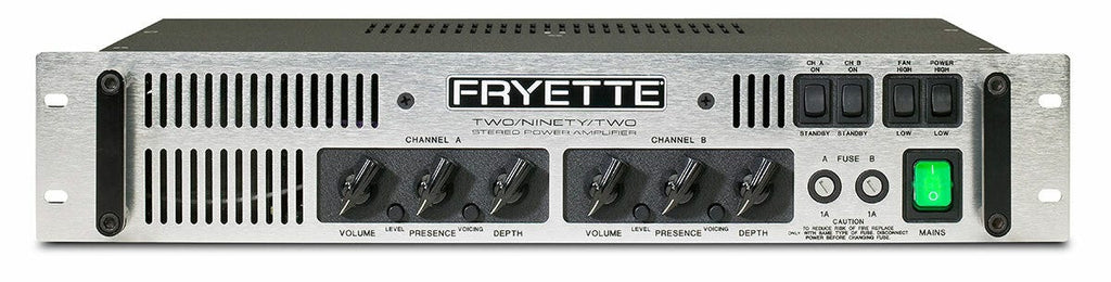 Fryette Amplification Two/Ninety/Two Master-Built 90w Stereo Power Amplifier G2902S-230VAU