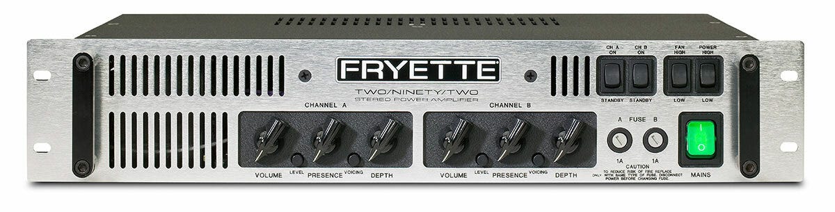Fryette Amplification Two/Ninety/Two Master-Built 90w Stereo Power Amplifier G2902S-230VAU