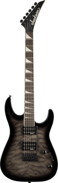 Jackson JS Series Dinky JS20 DKQ 2PT - Amaranth Fingerboard - Transparent Black Burst