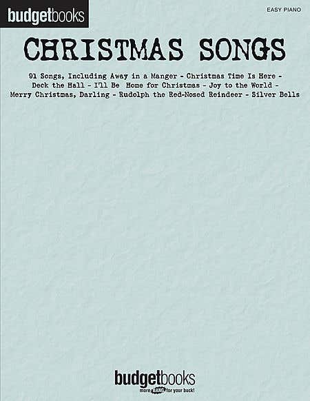 Budget Books Christmas Songs Easy Pno