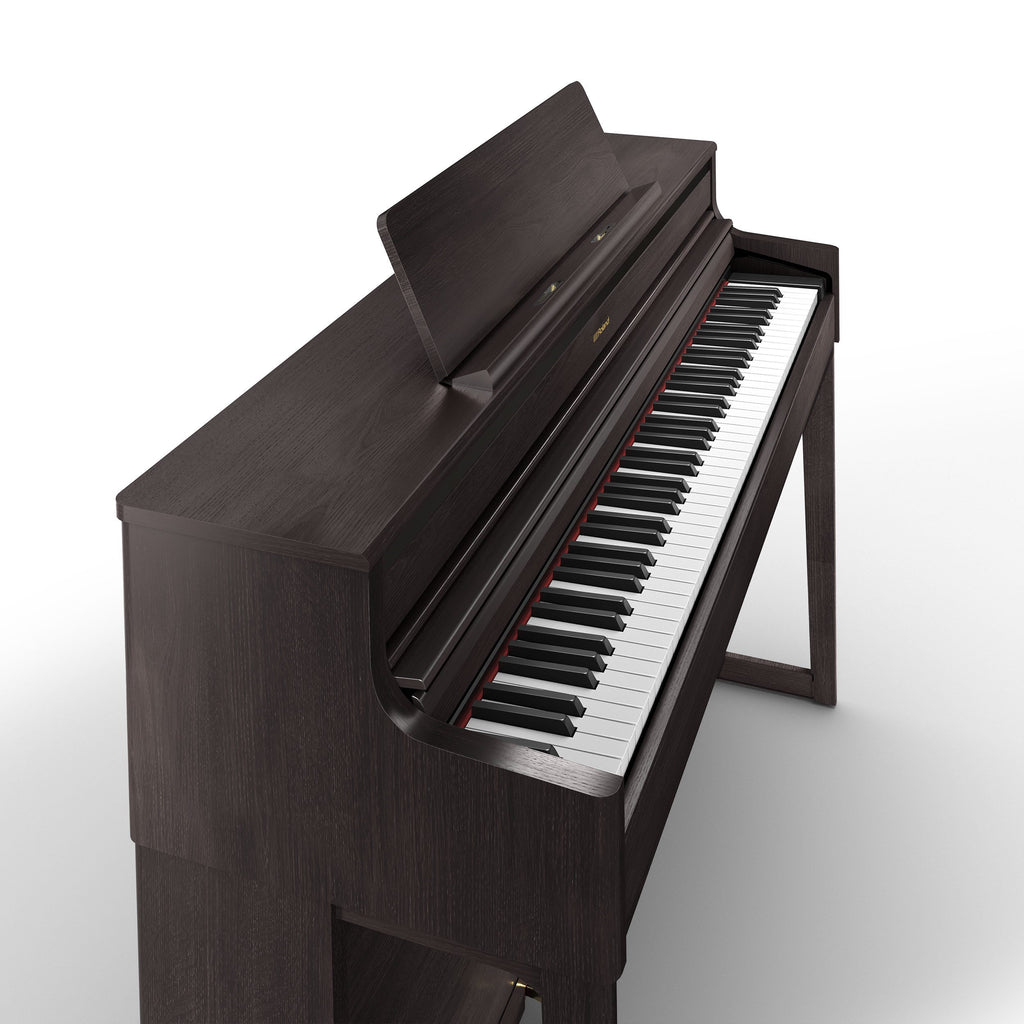 Roland HP704 SuperNatural Digital Piano w/matching bench - Dark Rosewood