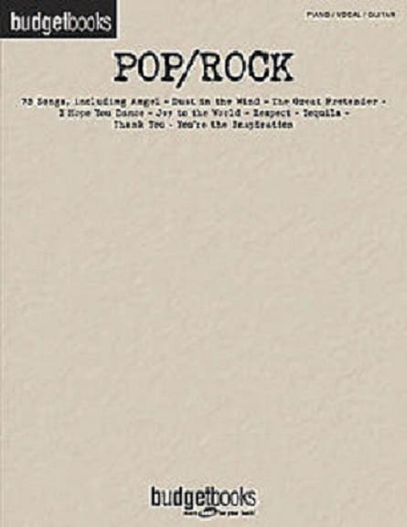 Budget Books Pop Rock Pvg