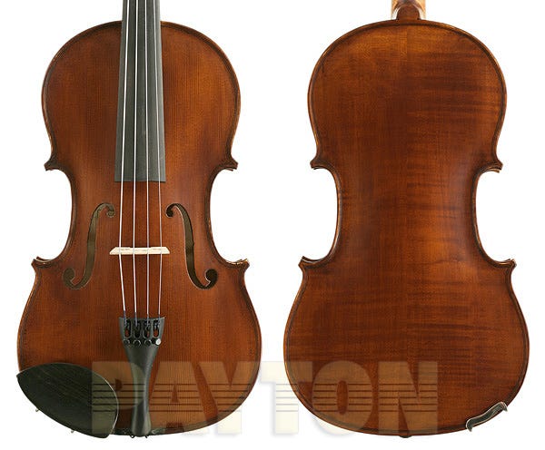 GLIGA III VIOLA 15 INCH OUTFIT - DARK ANTIQUE SET UP WITH PIRASTRO PIRANITO STRINGS