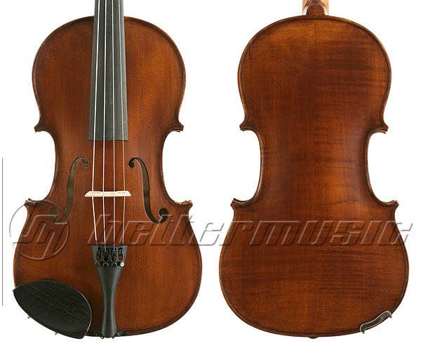 GLIGA III VIOLA 12 INCH OUTFIT DARK ANTIQUE SET UP WITH PIRANITO STRINGS