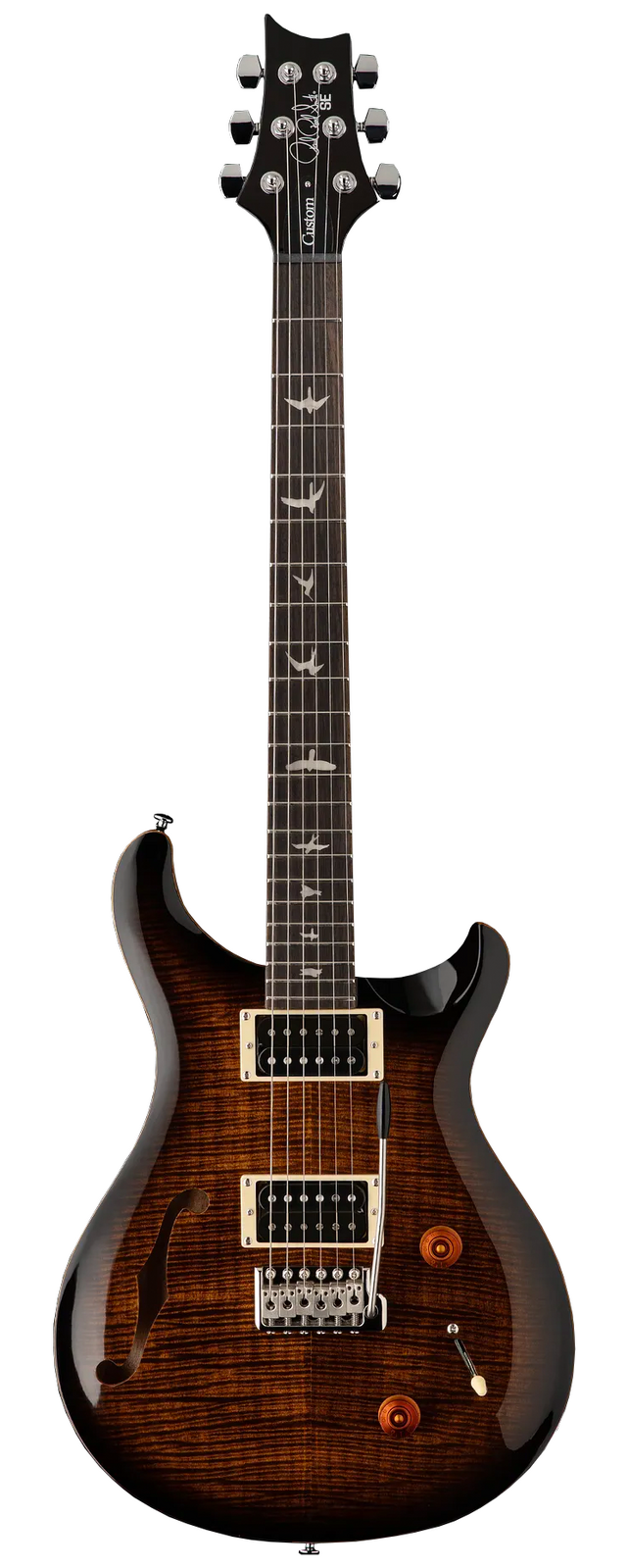 Paul Reed Smith (PRS) SE Custom 22 Semi Hollow w/Gigbag - Black Gold Burst