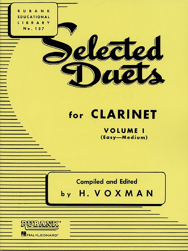 Selected Duets Bk 1 Clar