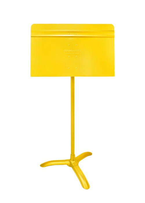Manhasset Symphony Music Stand - Yellow Gloss