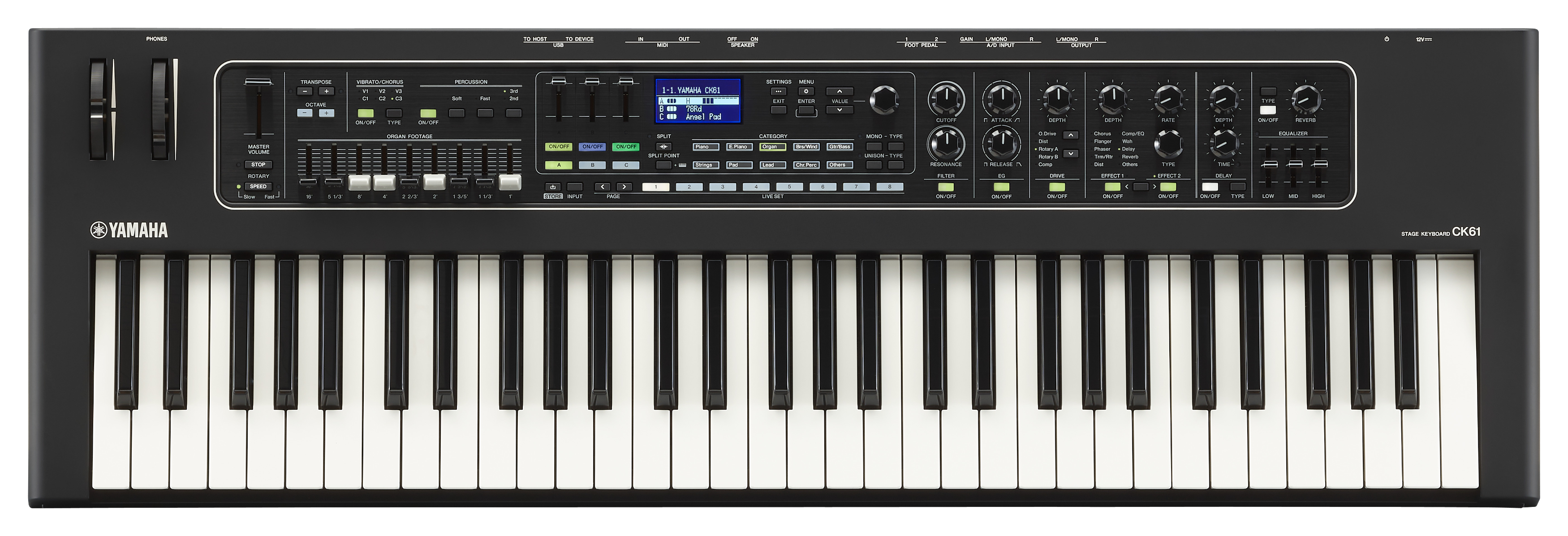 Yamaha CK61 61 Key Stage Keyboard