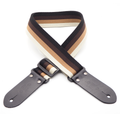 DSL 2 inch Cotton/Polyester Stripe Strap - Coffee