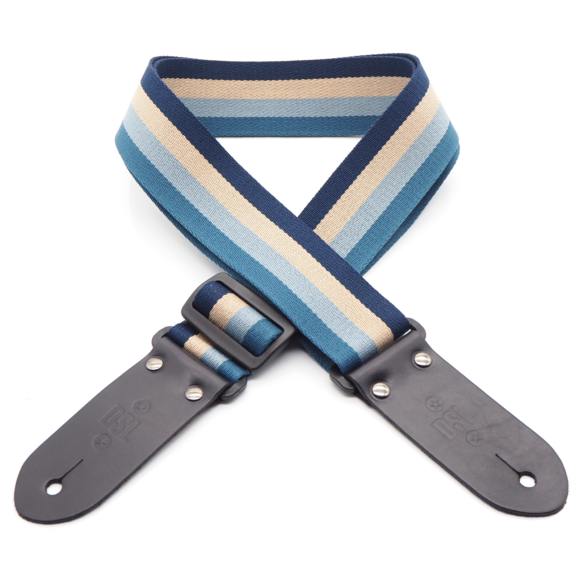 DSL 2 inch Cotton/Polyester Stripe Strap - Muffin